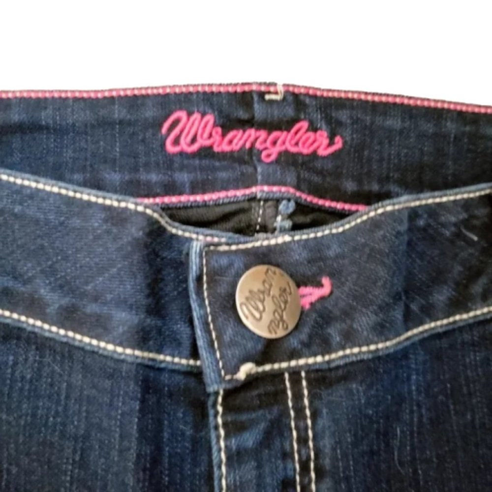 Bootcut Wrangler Plus Size Jeans - Ladies Denim Pants - Picture 6 of 7